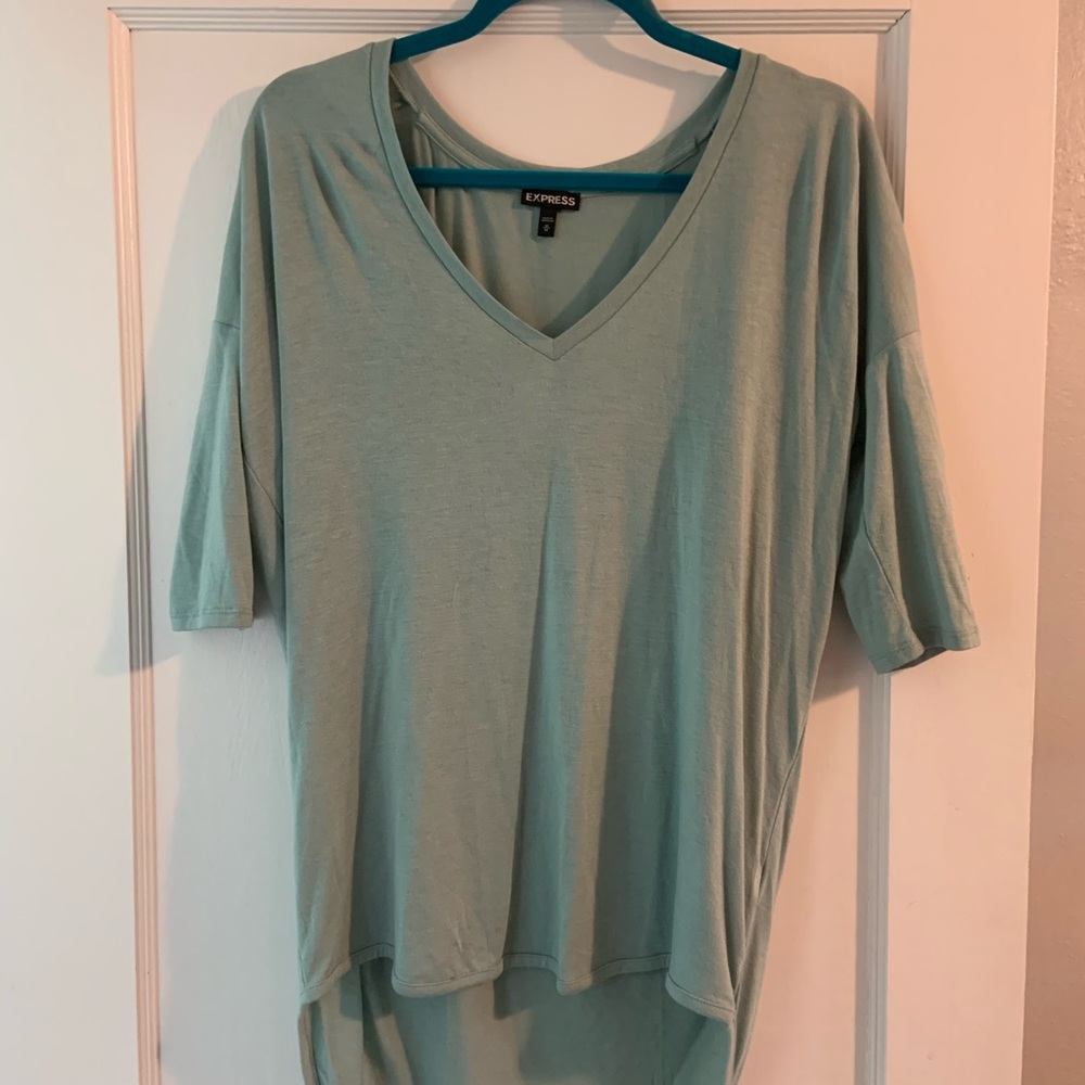 Express v neck tunic top